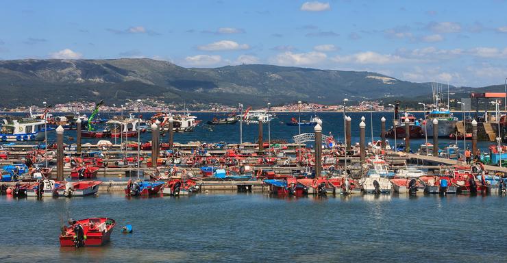 Porto de Xufre, na illa de Arousa 