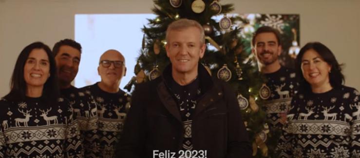 Os xerseis de Nadal de Rueda e da cúpula do PPdeG / Youtube