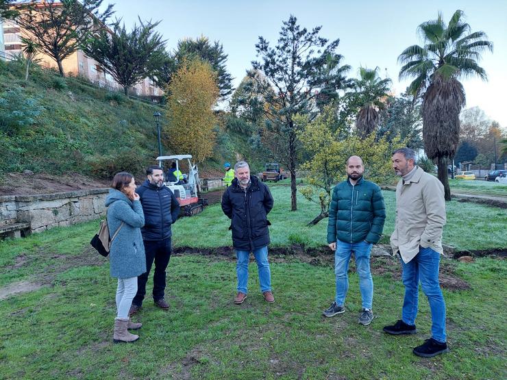Inicios das obras do parque canino en Pontevedra / remitida