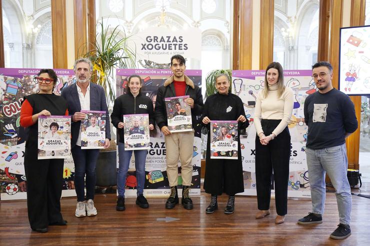 Presentación da campaña de xoguetes non sexistas e non violentos 'Grazas Xoguetes', da Deputación de Pontevedra. RAFA ESTEVEZ / DEPUTACIÓN DE PONTEVEDRA / Europa Press