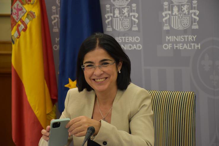 Ministra de Sanidade, Carolina Darias 