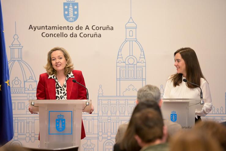A vicepresidenta primeira e ministra de Asuntos Económicos e Transformación Dixital, Nadia Calviño / M. Dylan