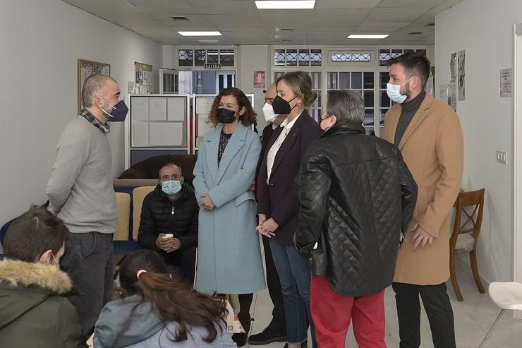 A conselleira de Política Social, Fabiola García, visita as instalacións de Accem. MONCHO FONTES 