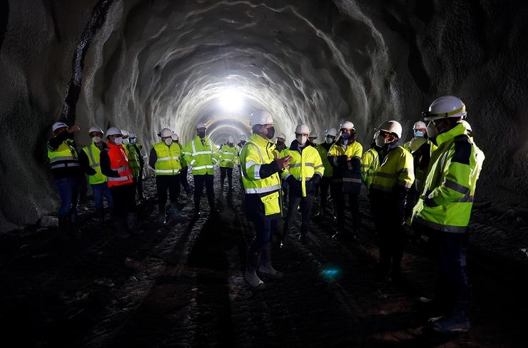 A escavación do túnel de acceso do ferrocarril ao Porto Exterior de Ferrol 