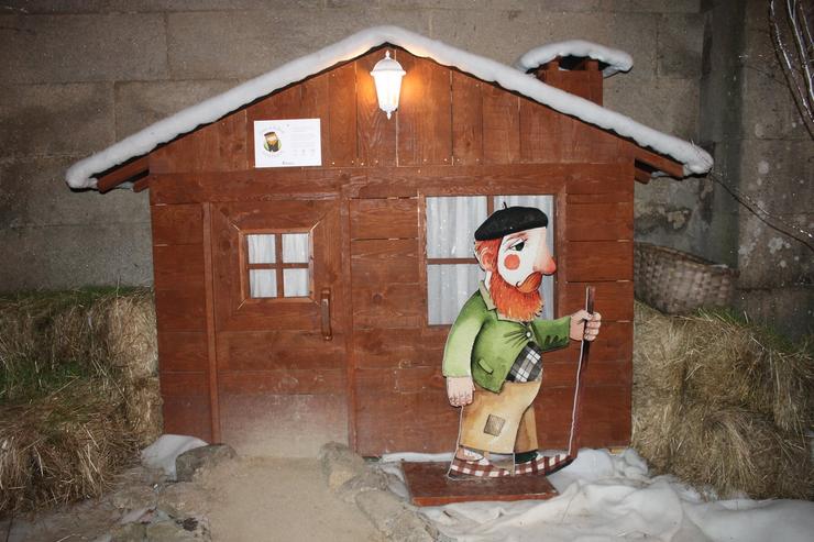 O Apalpador, decoración de Nadal. Foto: XMF