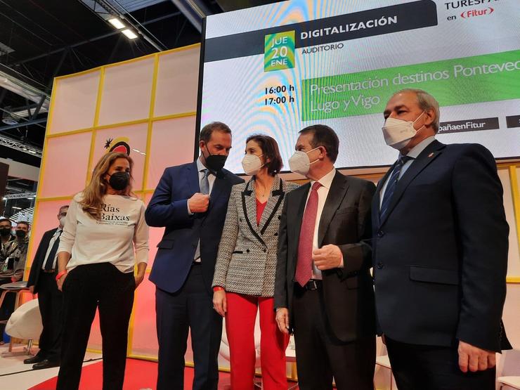 Carmela Silva xunto a Reyes Maroto en Fitur.. PEDRO DAVILA-EUROPA PRESS 