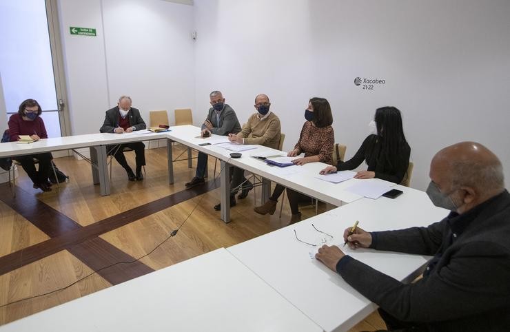 Os secretarios xerais de Cultura e Política Lingüística, Anxo M. Lorenzo e Valentín García, participarán nunha reunión sobre o centenario de Luz Pozo Garza.. XUNTA 