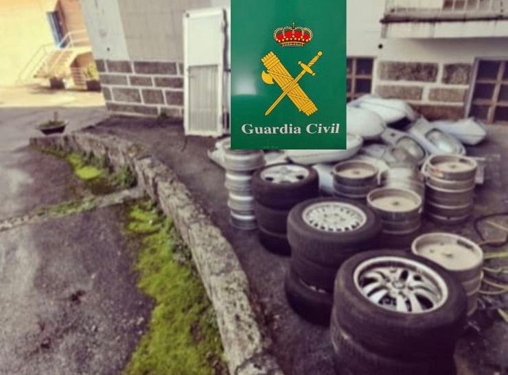 Cinco detidos tras ser desmantelado un grupo que roubaba en naves e leiras de concellos de Ourense 