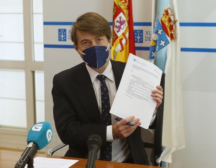 O conselleiro de Facenda, Miguel Corgos / Xunta de Galicia.