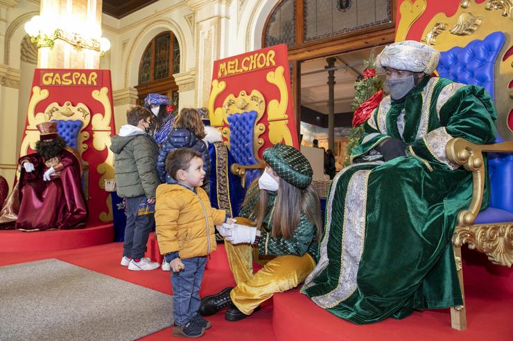 Recepción aos Reis Meigos no Concello da Coruña. ANDY PEREZ / Europa Press