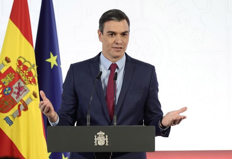 O presidente do Goberno de España, Pedro Sánchez 