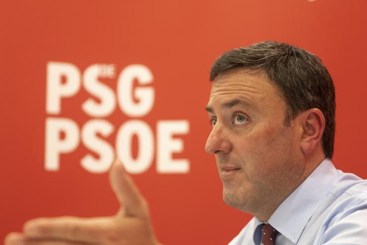 O novo secretario xeral do PSdeG, Valentín González Formoso / César Argina - Europa Press
