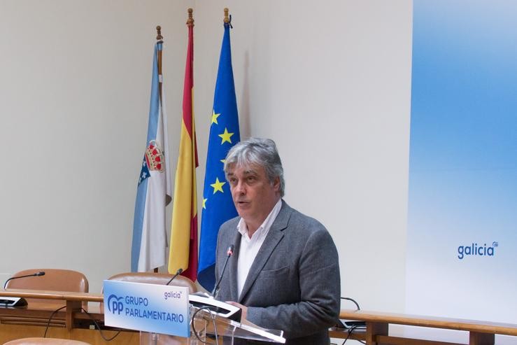 Pedro Puy en rolda de prensa. PP / Europa Press