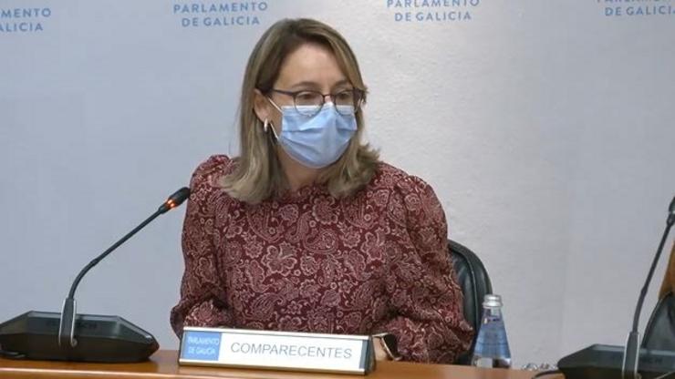 Paula Uría, directora xeral de Planificación Enerxética e Recursos Naturais.. PARLAMENTO DE GALICIA / Europa Press