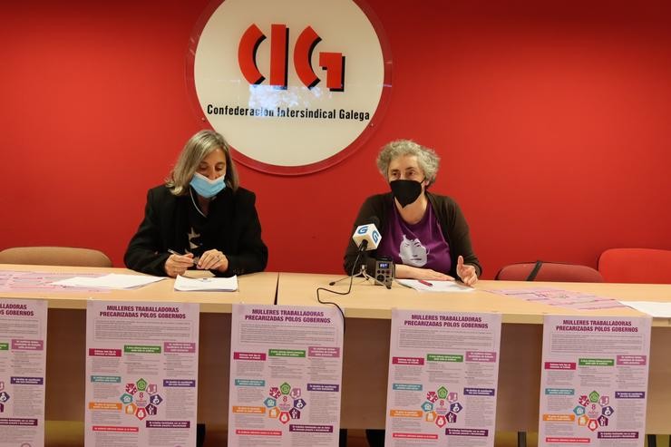 CIG presenta a campaña dos actos do 8 de marzo. CIG 