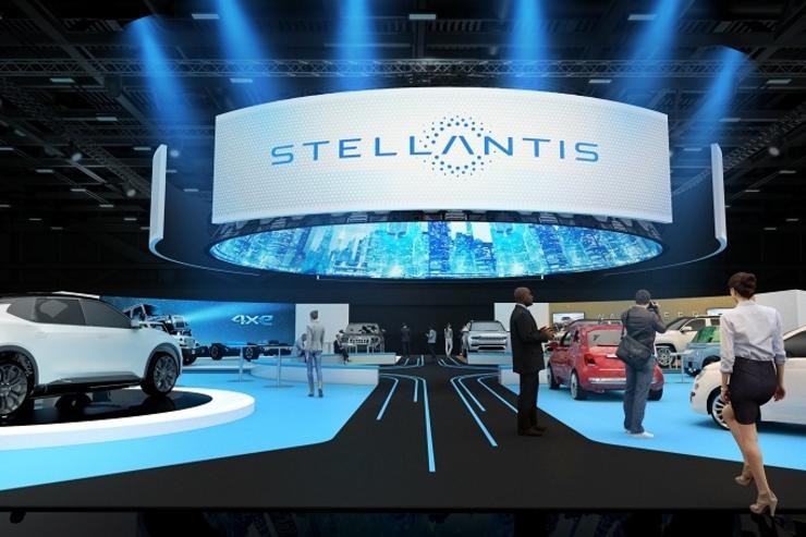  Caseta Stellantis no CES 2022.. STELLANTIS - Arquivo / Europa Press