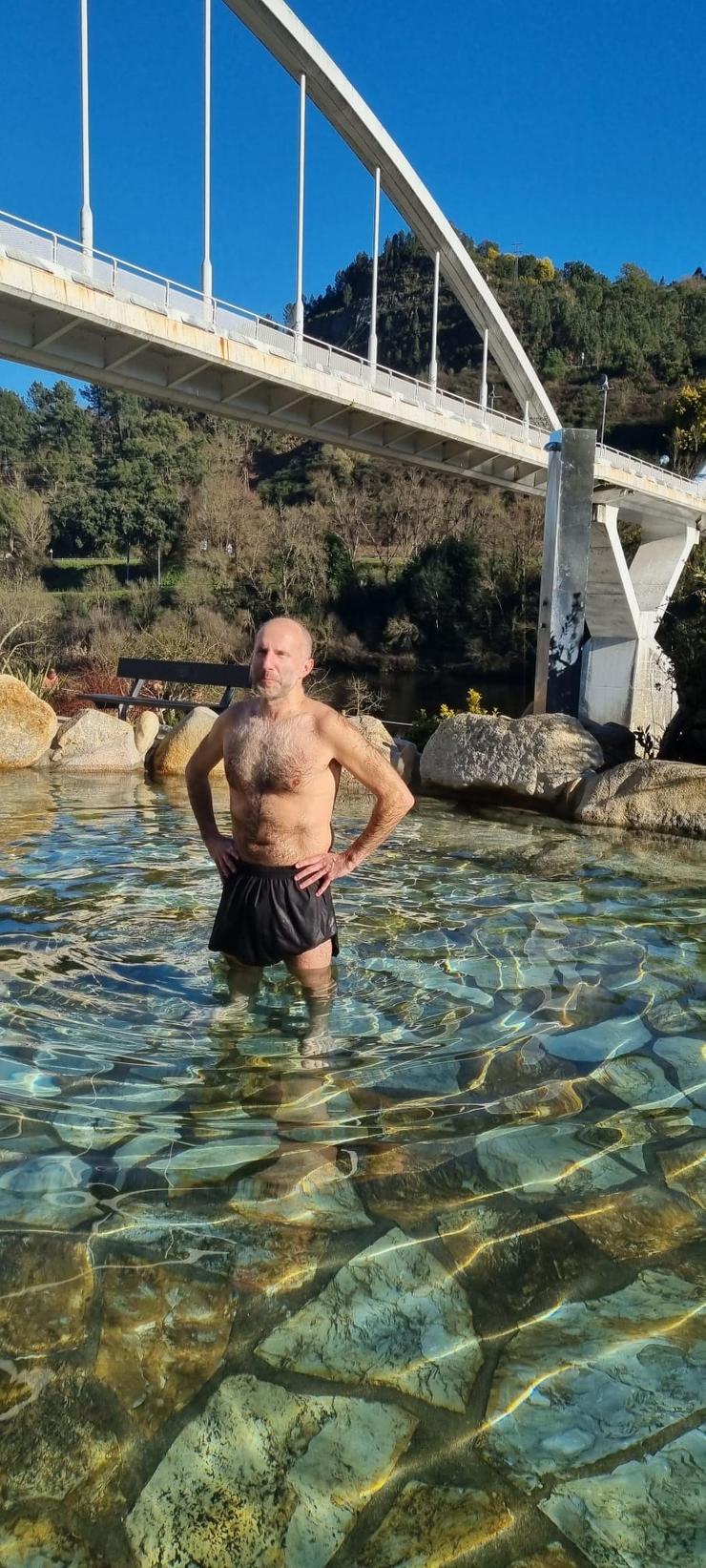 O alcalde de Ourense na reapertura das termas de Outariz / Concello de Ourense.