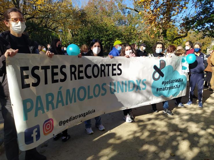 Manifestación da Asociación en Defensa da Sanidade Pública. ADSP / Europa Press