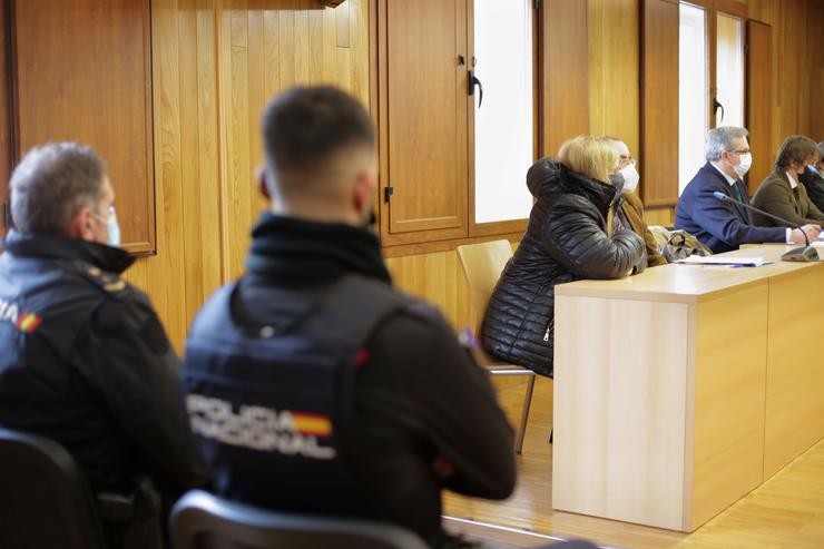 Ana Sandamil na Audiencia Provincial de Lugo o día no que o xurado a declarou culpable de asasinato.. Carlos Castro - Europa Press / Europa Press