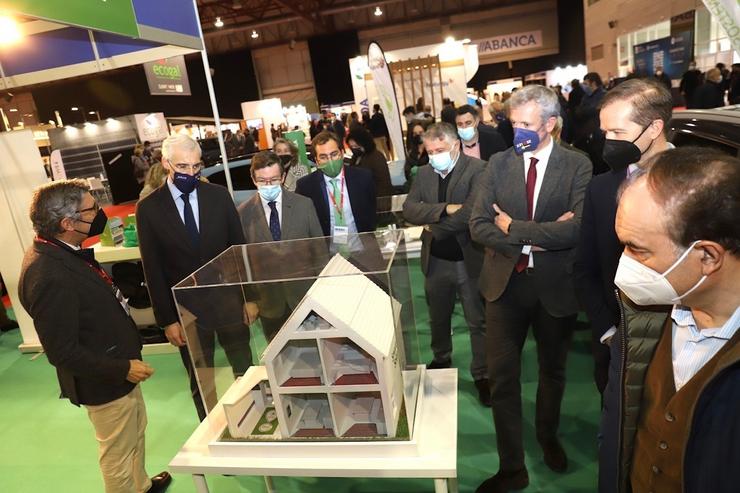 Os vicepresidentes da Xunta Alfonso Rueda e Frnacisco Conde na xornada de inauguración de Enerxética, no recinto feiral de Silleda. XUNTA / Europa Press