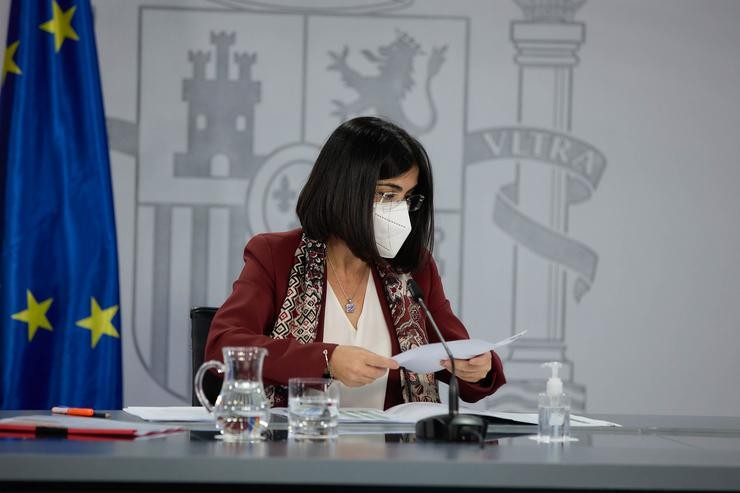 A ministra de Sanidade, Carolina Darias,   (España).. EUROPA PRESS/J. Hellín. POOL - Europa Press