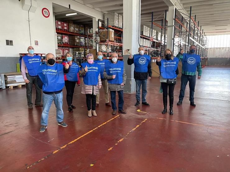 Voluntarios do Banco de Alimentos de Vigo.. BANCO DE ALIMENTOS DE VIGO / Europa Press