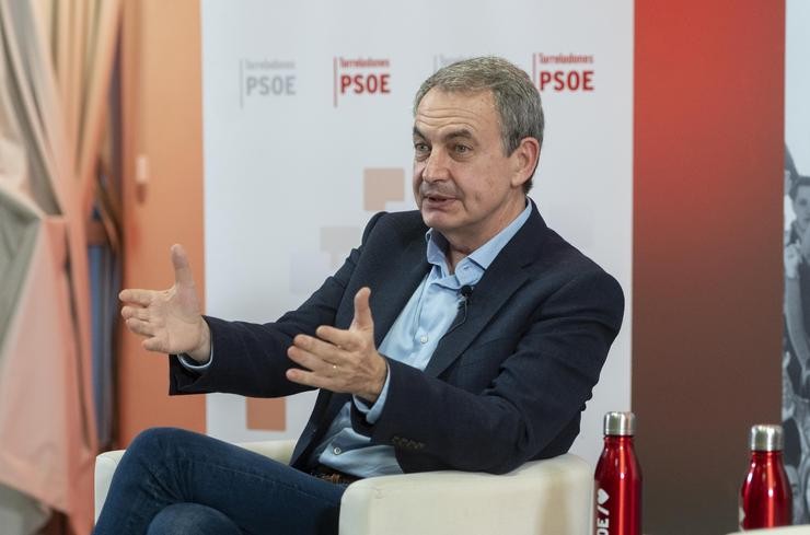 O expresidente do Goberno, José Luís Rodríguez Zapatero /  Alberto Ortega - Europa Press