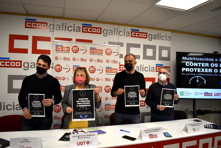 Presentación de mobilizacións o 23 de marzo ante a crise de prezos. CCOO / Europa Press