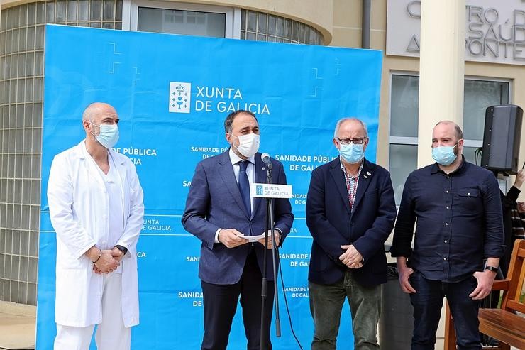 O conselleiro de Sanidade, Xullo García Comesaña, nun acto nas Pontes.. XUNTA / Europa Press