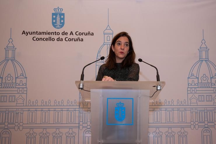 A alcaldesa da Coruña, Inés Rey. CONCELLO DA CORUÑA