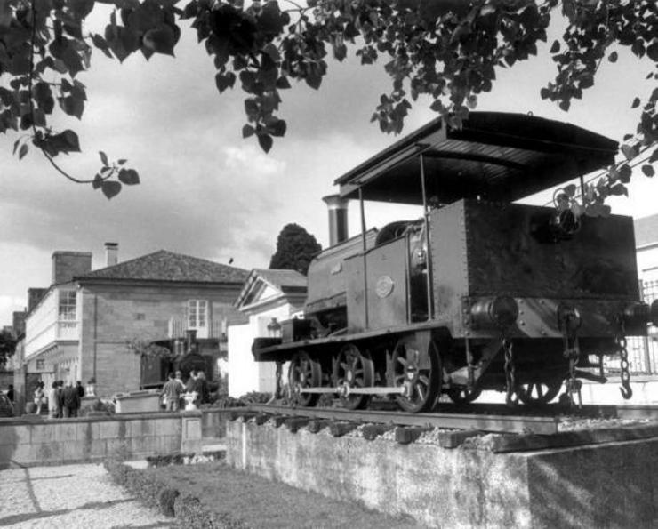 Locomotora 'Sarita'. XUNTA DE GALICIA 