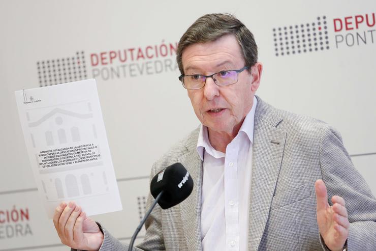 O deputado de Réxime Interior e Facenda da Deputación de Pontevedra, Carlos López Font / DEPUTACIÓN DE PONTEVEDRA.
