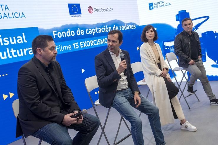 Presentación da rodaxe en Galicia do filme 13 Exorcismos, non marco do Hub Audiovisual dá Xunta.. CONCHI PAZ / Europa Press