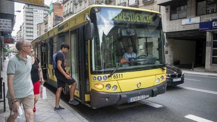 Bus urbano en Ourense