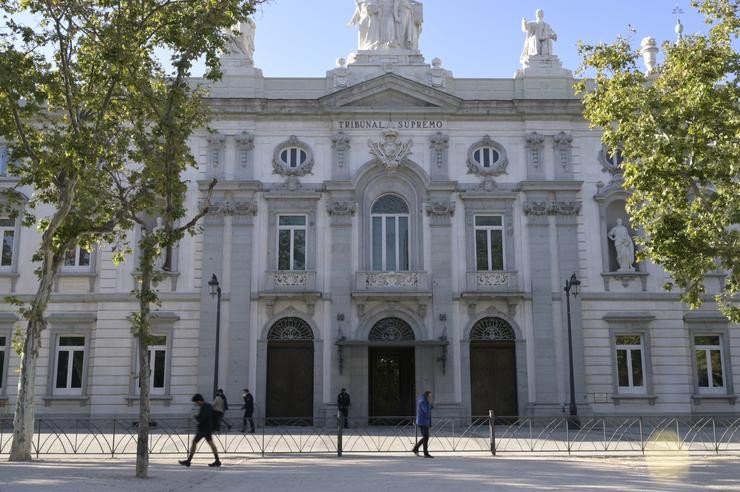 Arquivo - A fachada do Tribunal Supremo, a 15 de outubro de 2021, en Madrid (España).. Óscar Canas - Europa Press - Arquivo / Europa Press