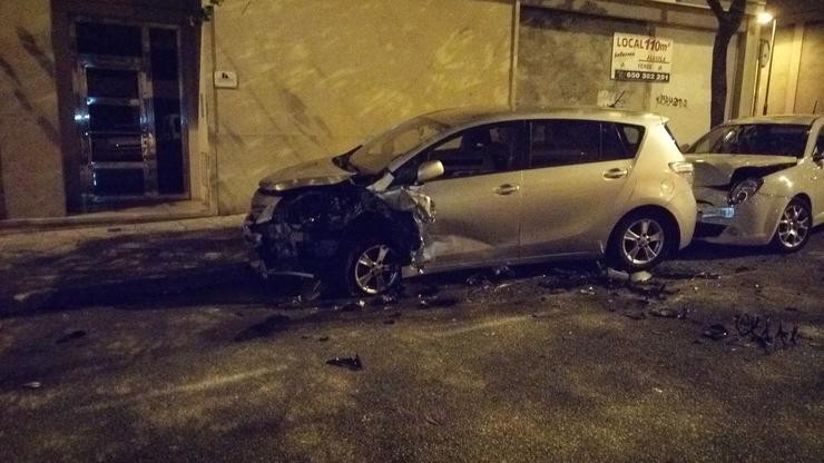 Imaxe do accidente múltiple.. POLICÍA LOCAL / Europa Press