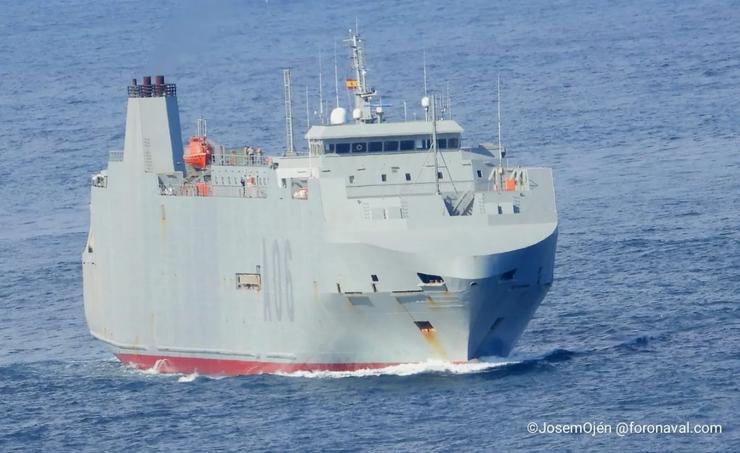 O buque de carga militar Ysabel / @JosémOjené - foronaval.com