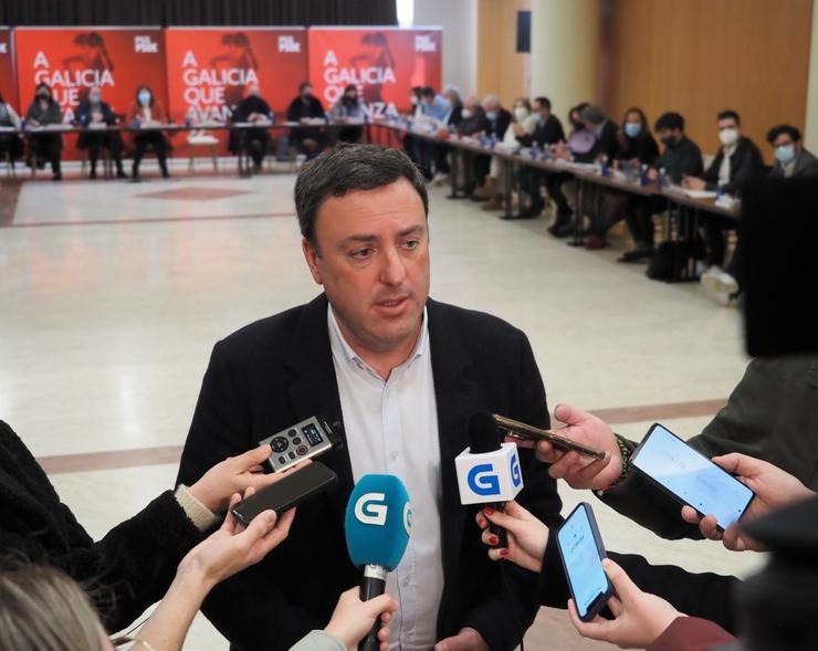 O secretario xeral do PSdeG, Valentín González Formoso / PSdeG. 