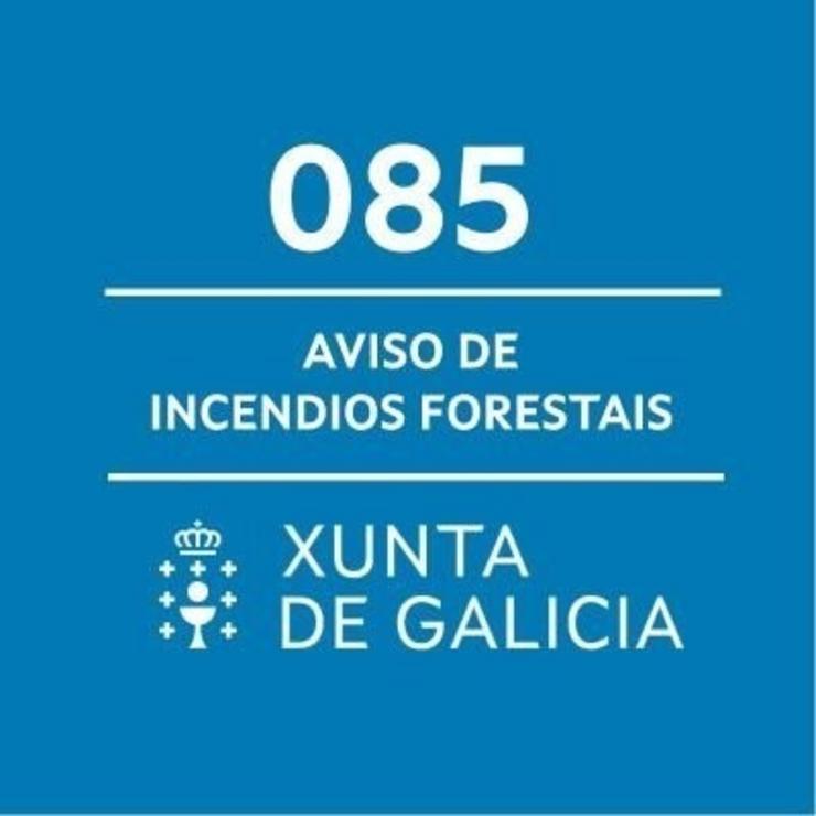 085, Teléfono De Aviso De Incendios Forestais. XUNTA / Europa Press