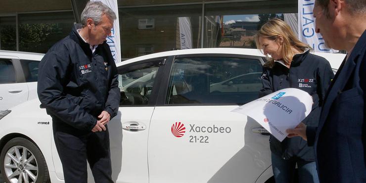 Publicidade do Xacobeo nos taxis de Vigo nunha campaña impulsada pola Xunta / xunta.gal