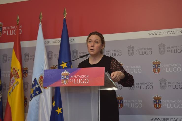 A portavoz do PSOE na Deputación de Lugo, Pilar García Porto. DEPUTACIÓN DE LUGO / Europa Press