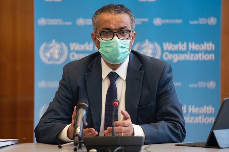 Arquivo - O director xeral da Organización Mundial da Saúde (OMS), Tedros Adhanom Ghebreyesus, durante a reunión do Comité de Emerxencias da OMS. En Xenebra (Suíza), a 14 de xaneiro de 2021.. OMS - Arquivo