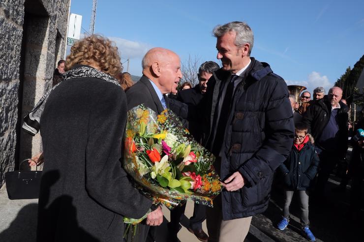 Jorge Casal Pintos, xunto a Alfonso Rueda 
