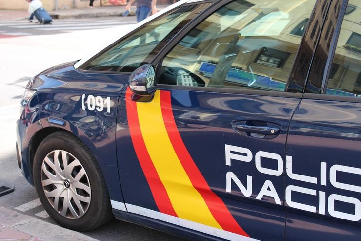 Imaxe dun coche da Policía Nacional.. POLICÍA NACIONAL