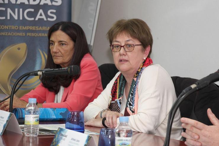 A secretaria xeral de Pesca, Alicia Villauriz, en Expomar. MINISTERIO DE PESCA / Europa Press