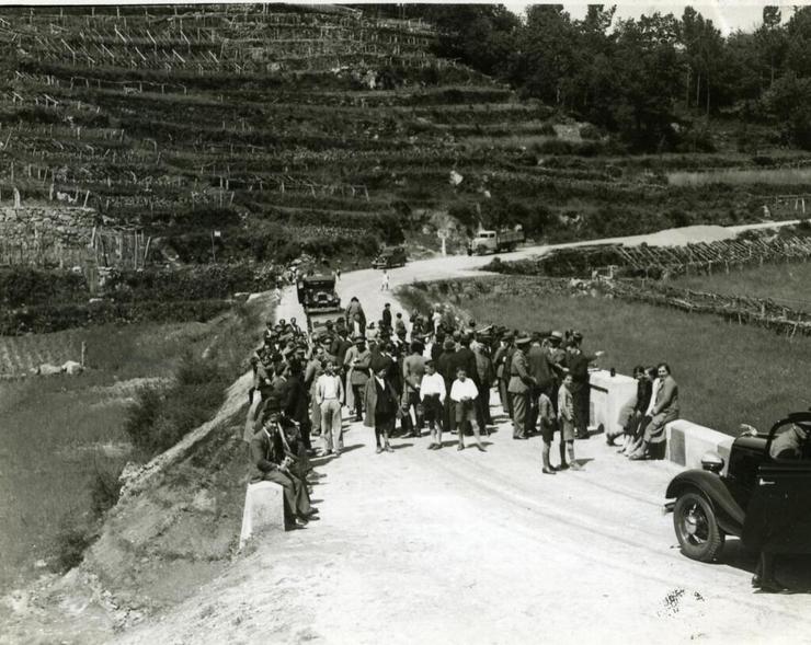 Inauguración da Ponte Internacional San Gregorio, no 1935 / Rádio Vale do Minho