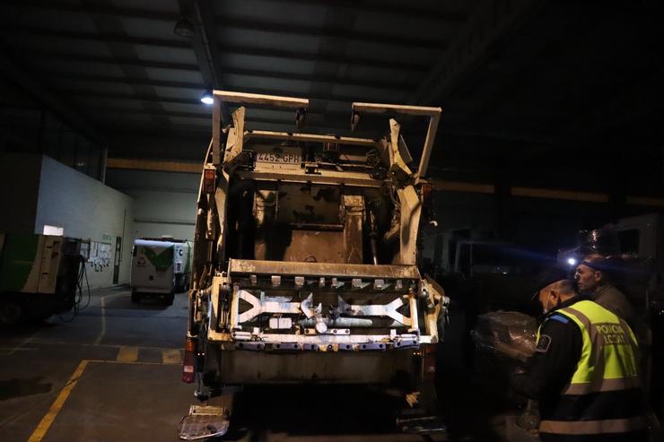 Investigan a sabotaxe de varios camións de recollida de lixo de Santiago.. CONCELLO DE SANTIAGO 