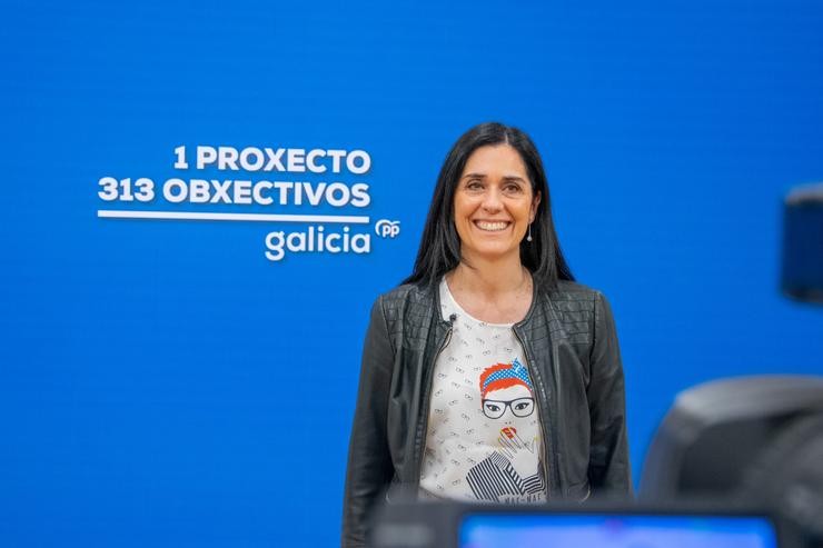 A secretaria xeral do PPdeG, Paula Prado.. PPDEG 