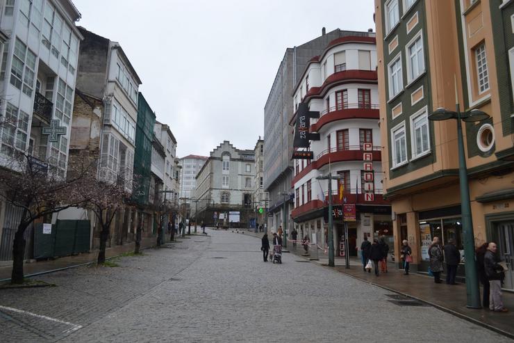 Praza do Callao, en Ferrol 