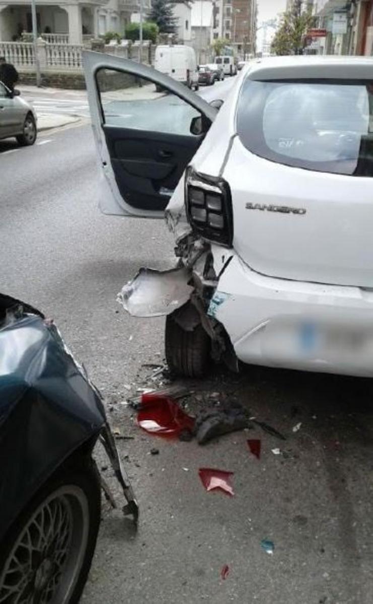 Accidente de Tráfico en Lugo.. POLICÍA LOCAL
